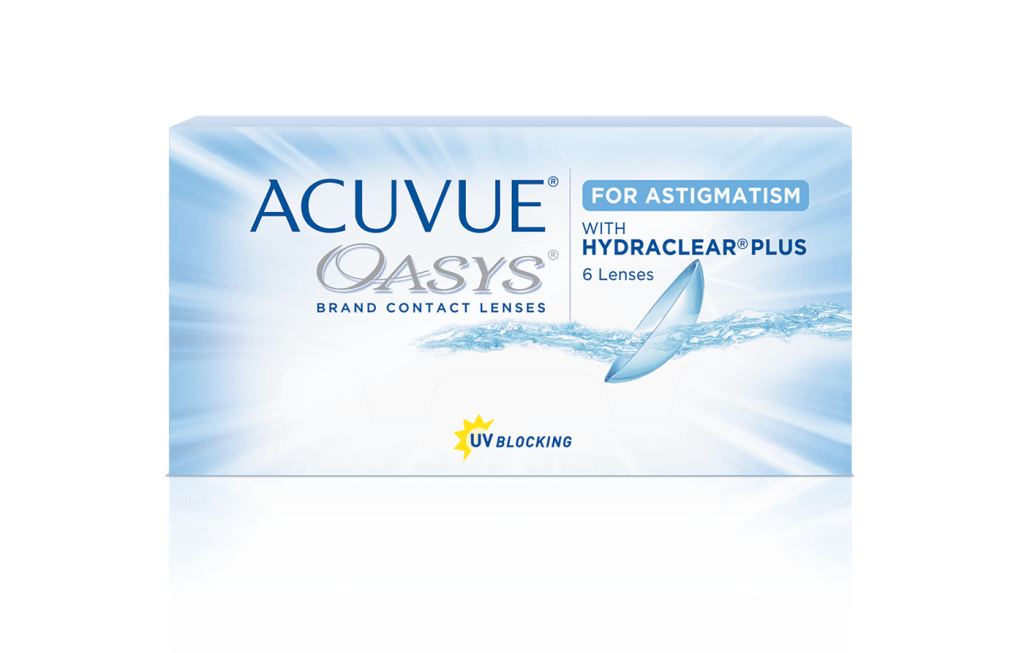 ACUVUE OASYS® for ASTIGMATISM with HYDRACLEAR® PLUS Technology